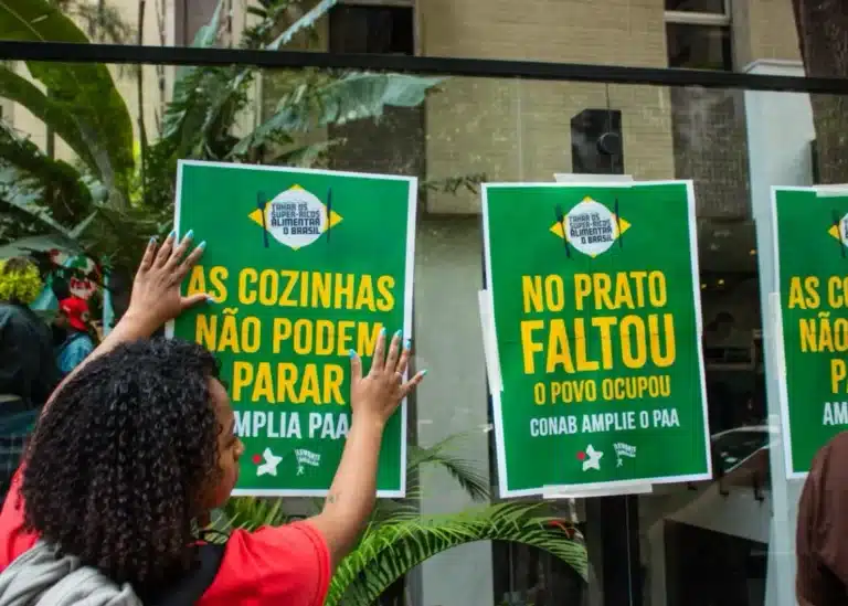 Leia mais sobre o artigo Em SP, sede da Conab é ocupada para reivindicar fortalecimento de políticas contra a fome
